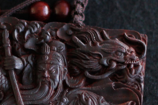 「小叶紫檀」关公挂牌 商品图2