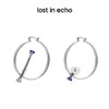 lost in echo 原创设计师品牌 可拆卸锆石钉头珍珠不对称圆形设计感耳环 商品缩略图4