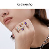 lost in echo 原创设计师品牌 个性设计感双钉头锆石交叉十字架戒指 商品缩略图5