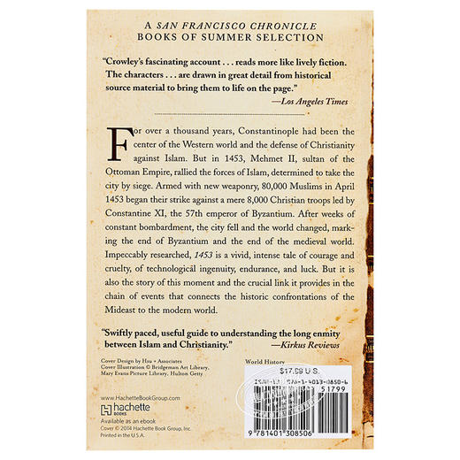 【中商原版】1453 君士坦丁堡和伊斯兰和西方的冲突 英文原版 1453 The Holy War For Constantinople And The Clash Of Islam 商品图1