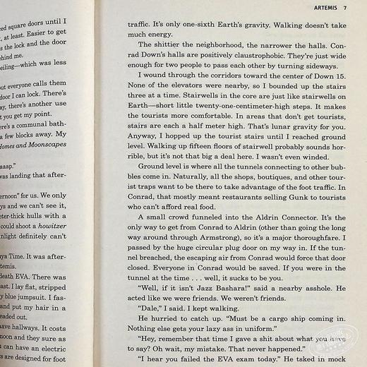 预售 【中商原版】阿耳特弥斯（火星救援作者新作）英文原版 Artemis Andy Weir 科幻小说 商品图6