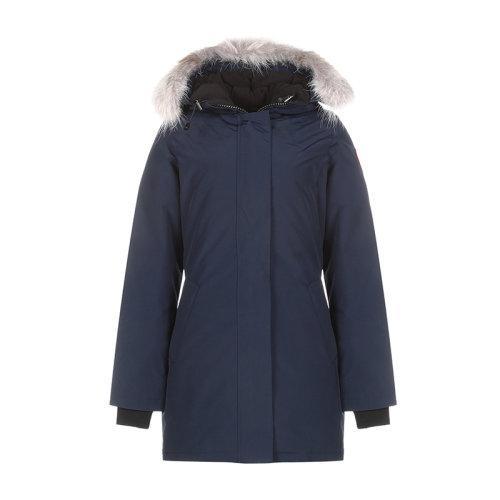 CANADA GOOSE/加拿大鹅【21秋冬新款】女士羽绒服 女士聚酯纤维修身版VICTORIA派克大衣鸭绒连帽羽绒服大衣外套 3037L 商品图0