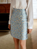 欧芮儿碎花半身裙女2021新款高腰显瘦包臀休闲时尚a字短款裙 商品缩略图0