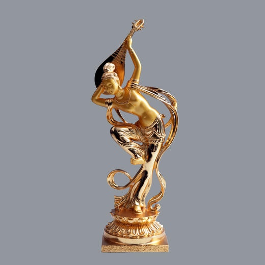 宇达青铜全铜摆件《东方天使·幸福美神》著名雕塑家孙纪元作品 高50cm 商品图0