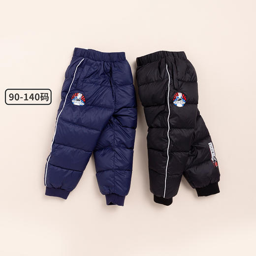 贝贝怡新款男童太空卡通系列秋冬宝宝保暖轻羽绒裤长裤214K2225
 商品图9