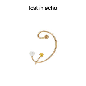 lost in echo 原创设计师品牌 个性设计感钉头锆石无耳洞免穿刺耳挂