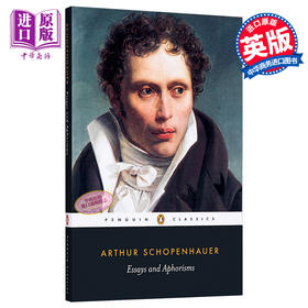 【中商原版】叔本华：论文与格言 英文原版Essays and Aphorisms
