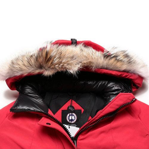CANADA GOOSE/加拿大鹅 女士羽绒服 女士涤纶SHERBROOKE修身版派克大衣鸭绒连帽羽绒服 3821L 商品图12