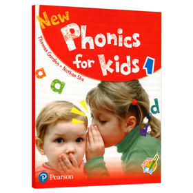 香港朗文幼儿英语自然拼读教材 英文原版 New Phonics for kids 1 英文版原版学生用书 亲子幼儿小班教材 可搭配培生易学笔 点读笔