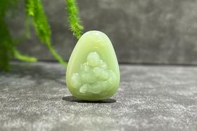 【御珠宫坊】碧玉佛挂件