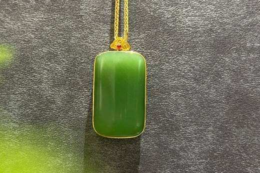 【御珠宫坊】金镶碧玉无事牌 商品图4