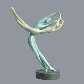 宇达青铜全铜摆件《和谐之舞》创意礼品 工艺品 家居摆件  高56cm