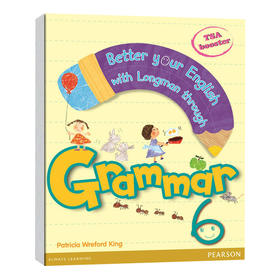 朗文小学教材英文语法提升第6级 英文原版 Pearson Grammar 6 培生少儿英语语法可教学 朗文欢迎语法补充 适用家庭自学 英文版