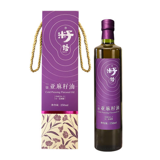 籽语一级亚麻籽油 商品图0