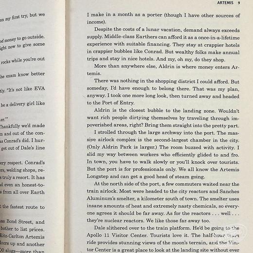 预售 【中商原版】阿耳特弥斯（火星救援作者新作）英文原版 Artemis Andy Weir 科幻小说 商品图7