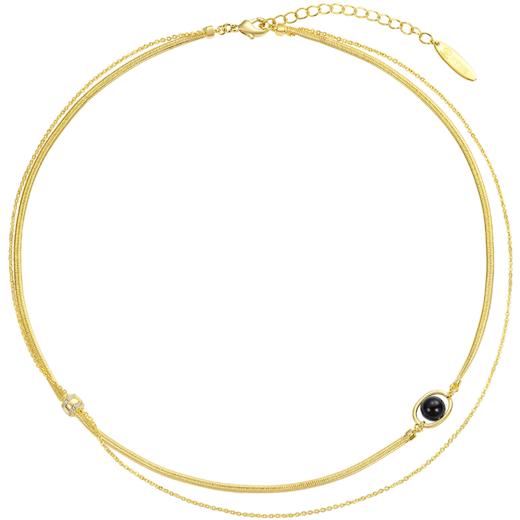 ZEGL×中国航天·太空创想联名玛瑙星球项链女锁骨链 商品图8