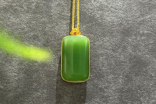 【御珠宫坊】金镶碧玉无事牌 商品图3