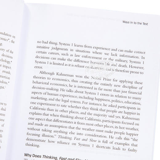【中商原版】对丹尼尔卡尼曼的快思慢想分析 英文原版 An Analysis of Daniel Kahneman's Thinking Fast and Slow 商品图3