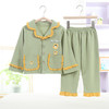【舒适棉质 感受天然柔软】100%纯棉秋冬新款儿童开衫家居服男女中小童宝宝卡通动漫棉睡衣套女孩翻领韩版套装 商品缩略图14