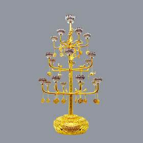 宇达青铜全铜摆件《千禧宝灯·世纪之树》创意工艺品 家居摆件  高60cm