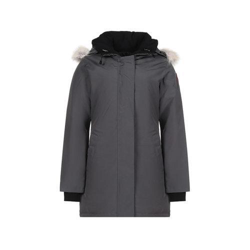 CANADA GOOSE/加拿大鹅【21秋冬新款】女士羽绒服 女士聚酯纤维修身版VICTORIA派克大衣鸭绒连帽羽绒服大衣外套 3037L 商品图10