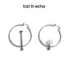 lost in echo 原创设计师品牌 可拆卸锆石钉头珍珠不对称圆形设计感耳环 商品缩略图1