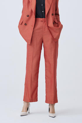 人字纹直筒女裤 SJF93W363B