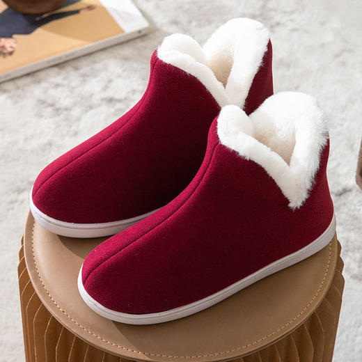 YR-XSFFZ211024新款男女家居防寒加绒加厚保暖棉鞋 商品图0