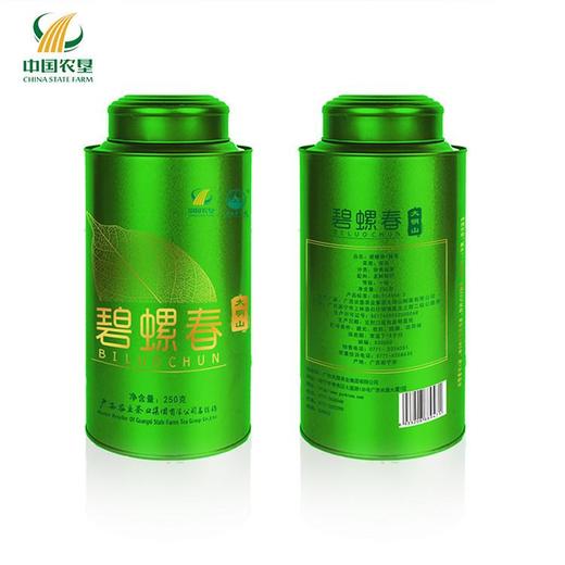 大明山 广西农垦茶叶 一级碧螺春 绿茶礼盒装 250gx2罐 商品图1