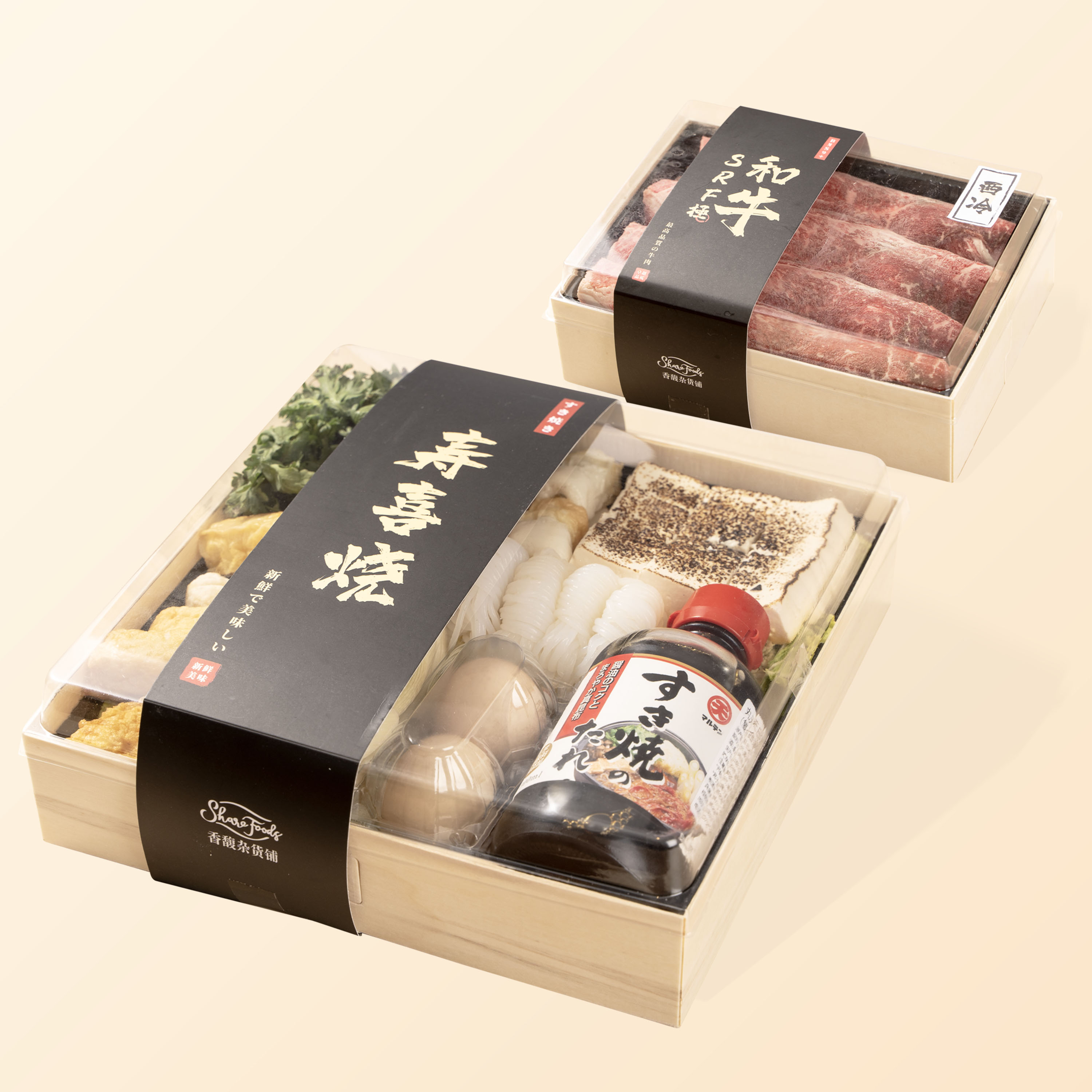 2人份日本寿喜烧食材套餐