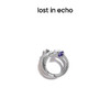 lost in echo 原创设计师品牌设计 感锆石钉头开口螺旋珍珠戒指 商品缩略图0