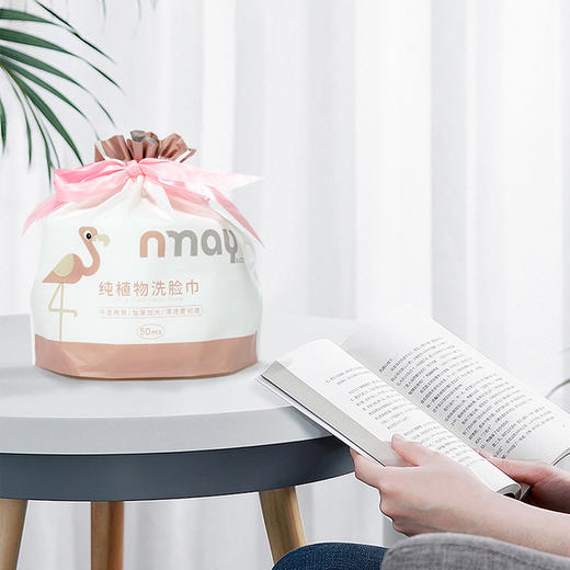 【积分兑换】洗脸巾|德国nmay婴儿新生儿纯植物洗脸巾手口清洁干湿两用50p/包 商品图2