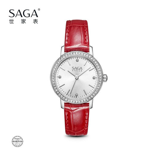 SAGA世家女士手表简约气质品牌时装表轻奢石英表防水腕表礼物ins 商品图0
