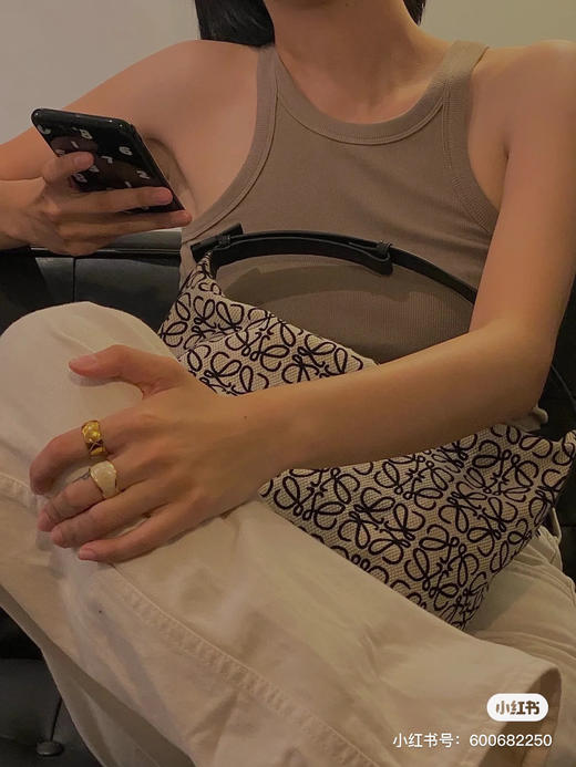 Lowe.饭盒包大号-黑白拼 商品图4