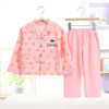 【舒适棉质 感受天然柔软】100%纯棉秋冬新款儿童开衫家居服男女中小童宝宝卡通动漫棉睡衣套女孩翻领韩版套装 商品缩略图13