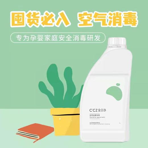 CCZ全日净次氯酸免洗消毒喷雾室内空气环境杀菌专用消毒液 1L家用 商品图1