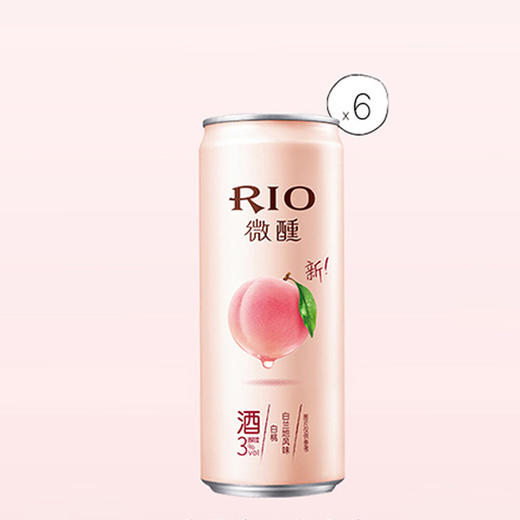 Z| 锐澳（RIO）洋酒 鸡尾酒 预调酒 微醺白桃味330ml*24罐（普通快递） 商品图4