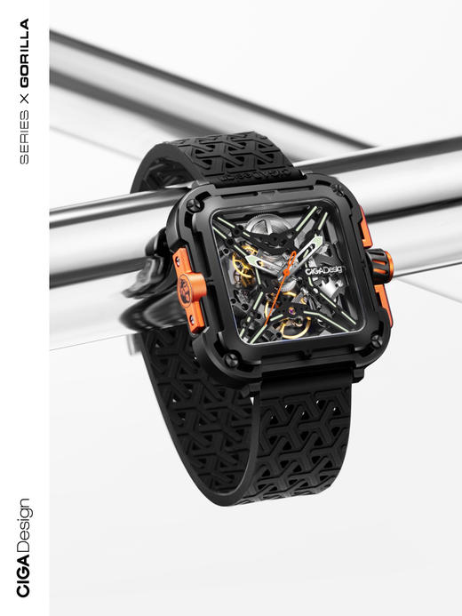 CIGA Design/玺佳 全镂空机械表大猩猩 商品图3