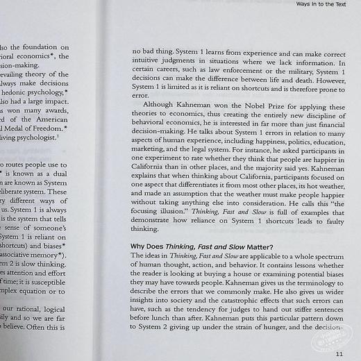 【中商原版】对丹尼尔卡尼曼的快思慢想分析 英文原版 An Analysis of Daniel Kahneman's Thinking Fast and Slow 商品图6