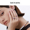 lost in echo 原创设计师品牌设计 感锆石钉头开口螺旋珍珠戒指 商品缩略图4