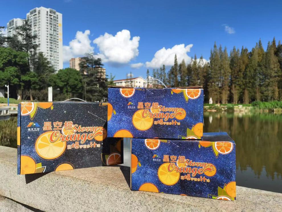 网红星空橙 云南高山冰糖橙4斤装(净重约3.5斤)