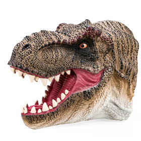 新凯纳野耗牛手偶头（棕）·X343