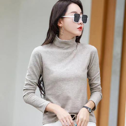 【秒杀品，不退不换】皇家丽美薄款有弹力修身显瘦柔软棉面料女士保暖上衣BN8060A 商品图3