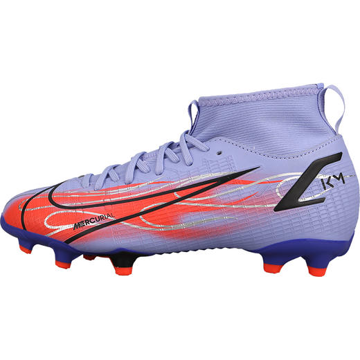 NIKE/耐克 JR SUPERFLY 8 ACADEMY KM 青少年中端高帮姆巴佩刺客14 MG短钉足球鞋 商品图4