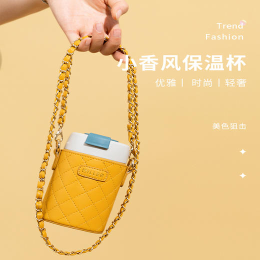 迪乐贝尔吸管保温杯8991/380ML大人孕妇316不锈钢可爱学生ins原宿风高颜值便携水杯女（颜色随机） 商品图6