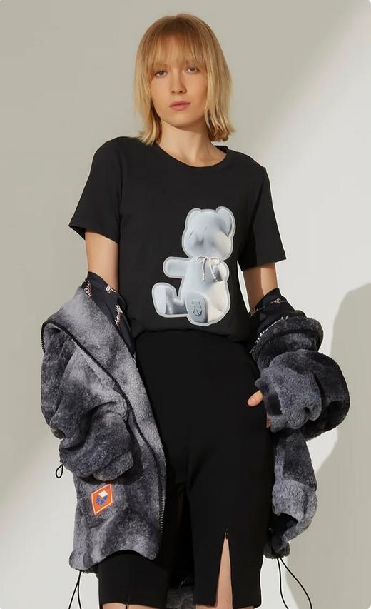 刺绣DIA小熊摇粒绒外套 商品图5