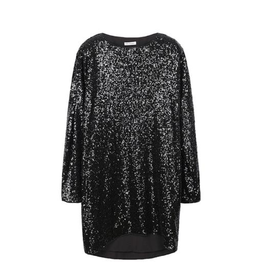 一字领直身连衣裙 商品图0