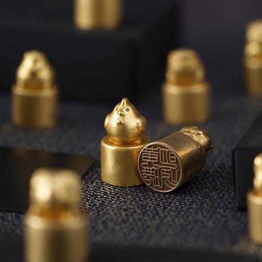 【手工现做10天发出】西泠印社·十二生肖铜印章，天下名社出品，萌态瑞兽 商品图2