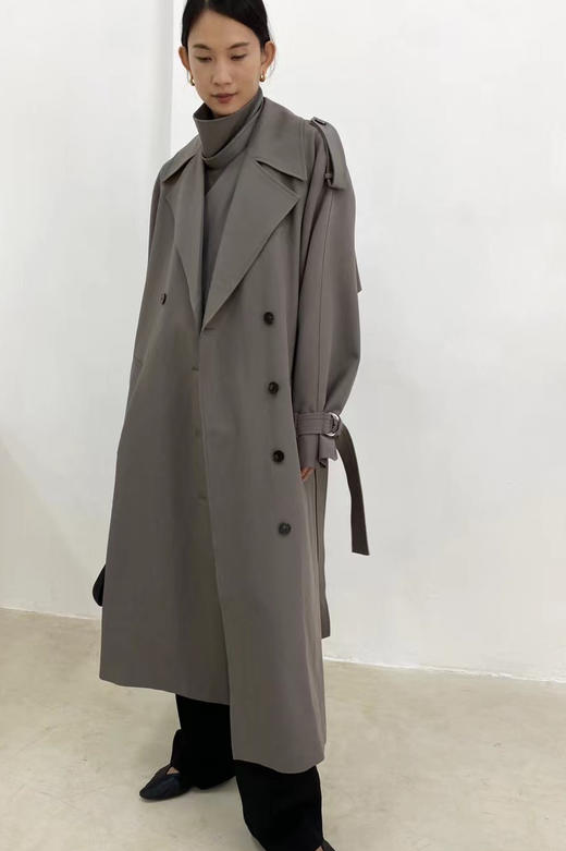 Viktoria Chan | AW2121 Alisa trenchcoat [风衣外套 灰] 商品图0