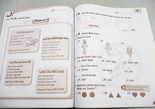 培生香港朗文小学英语教材 一年级上学期 阅读练习册 英文原版 Primary Longman Express 1A Reading 第二版朗文快车PLE 英文版 商品图2